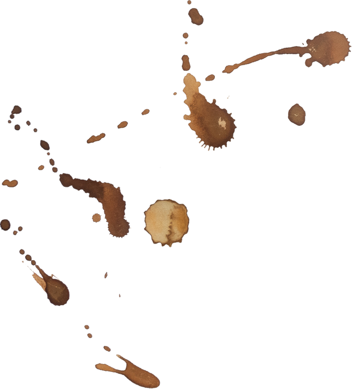 Coffee Splatter Stains